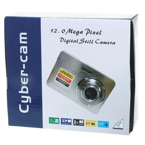 Câmera Digital 5.0MP 8X Zoom Digital SD Slot USB-Ref.55338